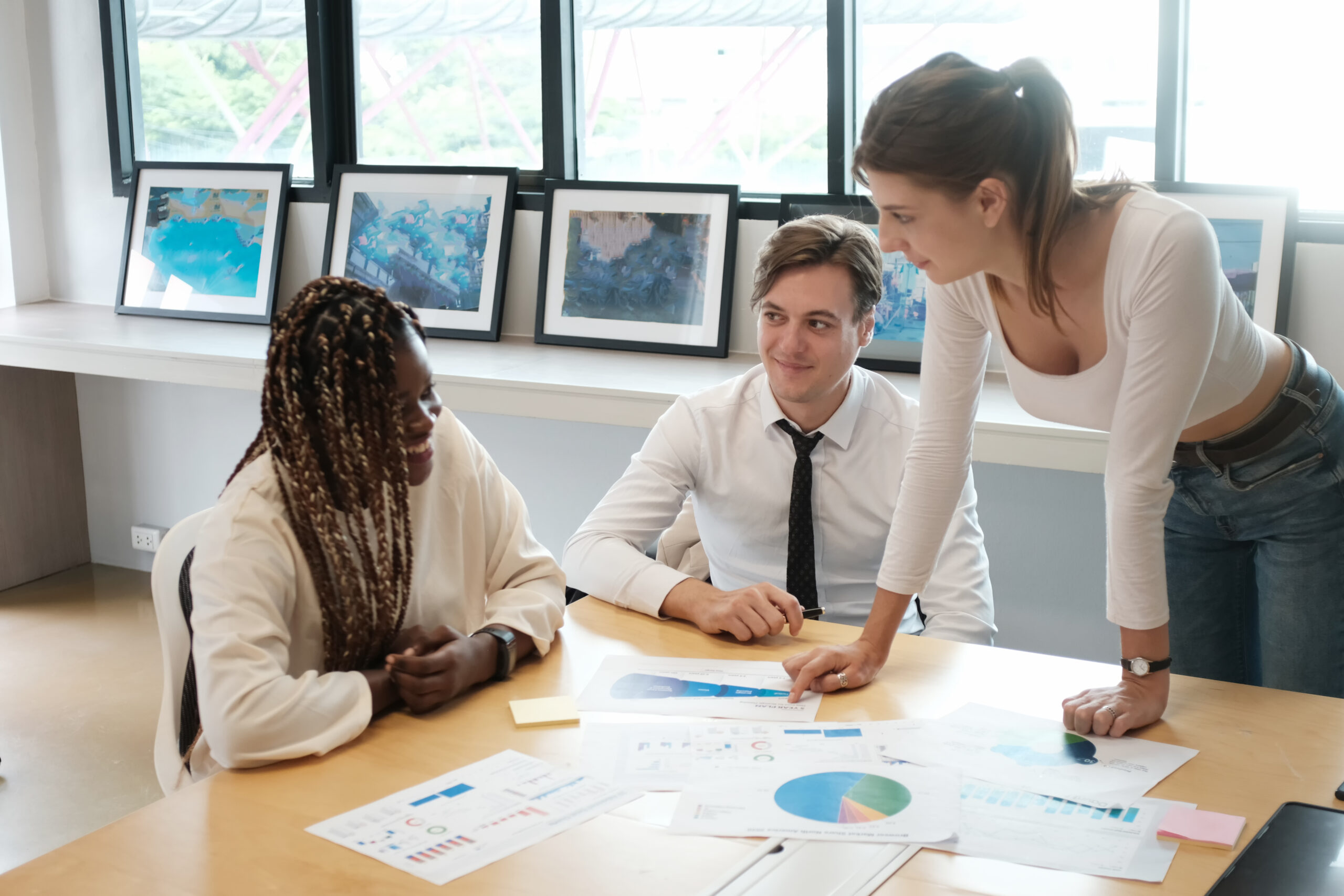 Financial risk analyst monitoring fraud prevention systems